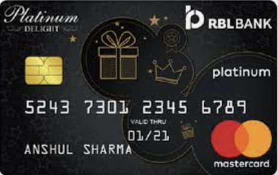 RBL Bank Platinum Delight Credit Card
