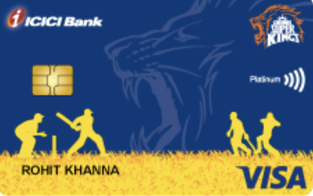 Chennai Super Kings ICICI Bank Credit Card