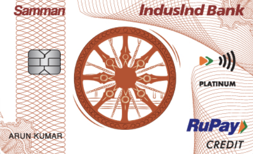 IndusInd Bank Samman RuPay Credit Card 
