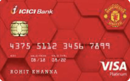 ICICI Bank Manchester United Platinum Credit Card