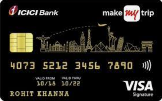 MakeMyTrip ICICI Bank Signature Credit Card - Our Money Guide